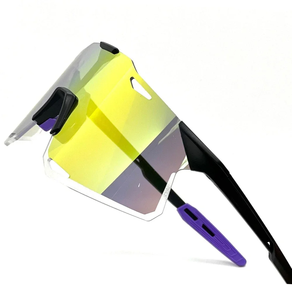 Sport Sunglasses Mirrored Lens Cycling Running Glasses Street Beach Wear Fishing